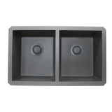 Basket Strainer Kitchen Drain For Granite Composite Sinks - Titanium