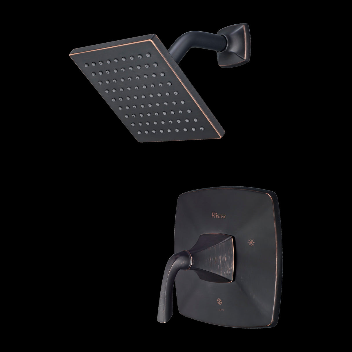 Bronson 1-Handle Shower Only Trim in Tuscan Bronze