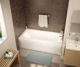 Aker TO-3060 AcrylX Alcove Left-Hand Drain Bath in White