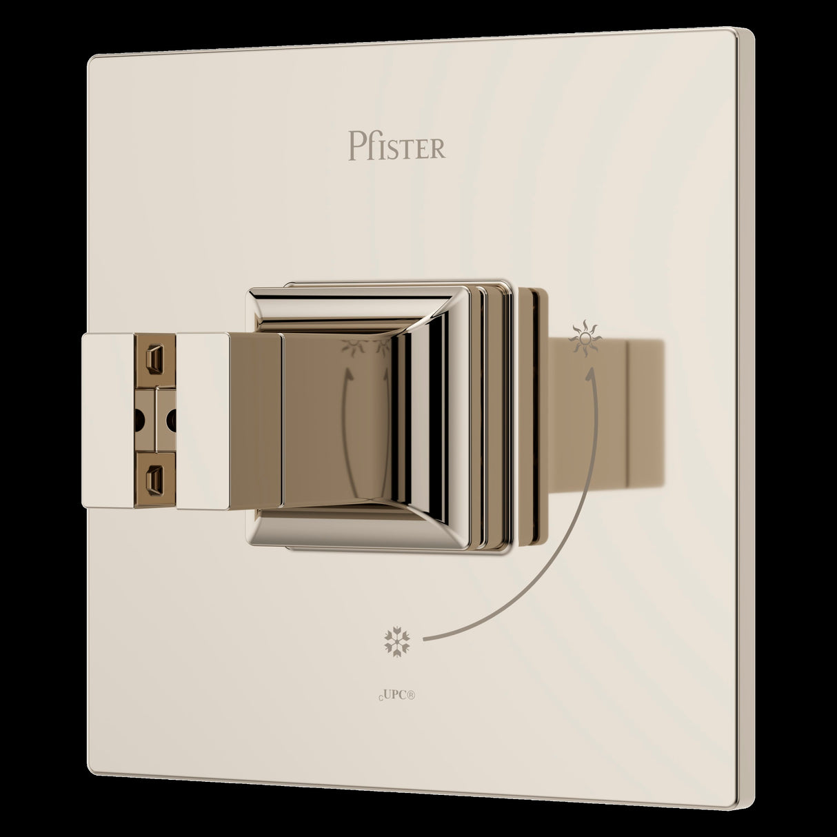 Verve Diverter Valve Only Trim without Handles in Polished Nickel