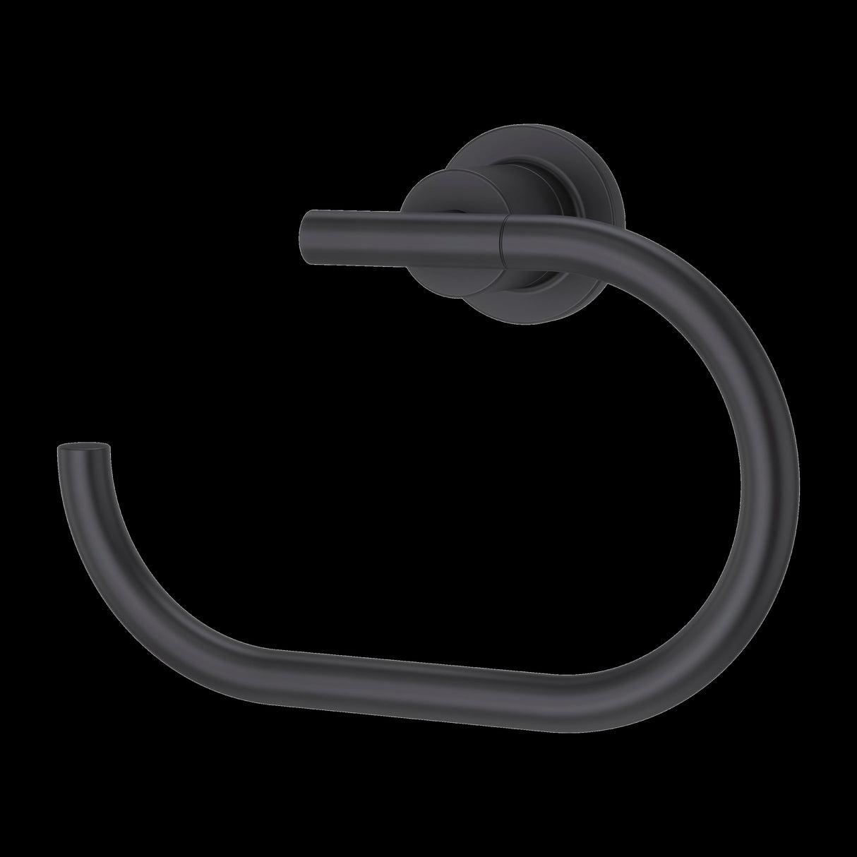 Contempra Towel Ring in Matte Black