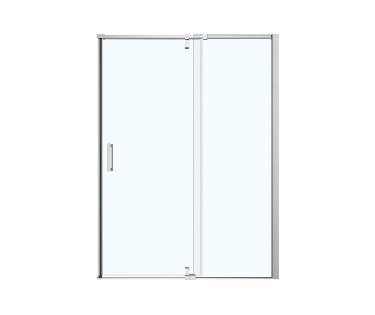 MAAX 137832-900-084-000 ModulR 60 x 78 in. 8 mm Pivot Shower Door for Alcove Installation with Clear glass in Chrome