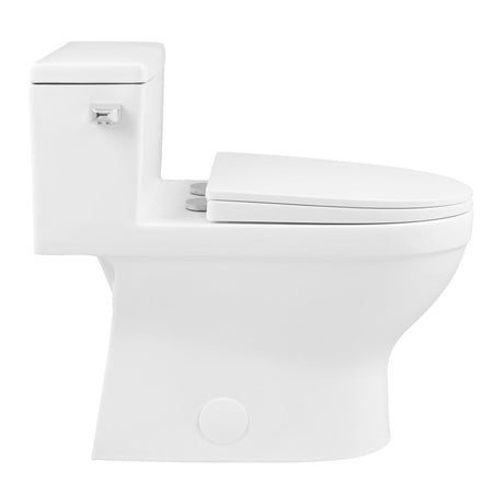 Clichy One-Piece Elongated Toilet Side Flush 1.28 gpf