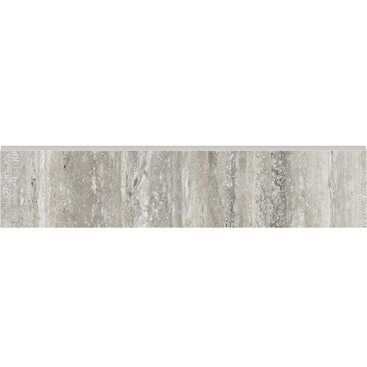 Anatolia Tile 3X12 Bn Lamarca Travertino Polished & Rectified Bullnose4502-0287-0 *Old See An3Bbnltrp-N Travertino Instrata 3x12 Bullnose Polished - premium natural stone mosaic tile from Anatolia Tile, available at PoshHaus showroom in Keene, NH