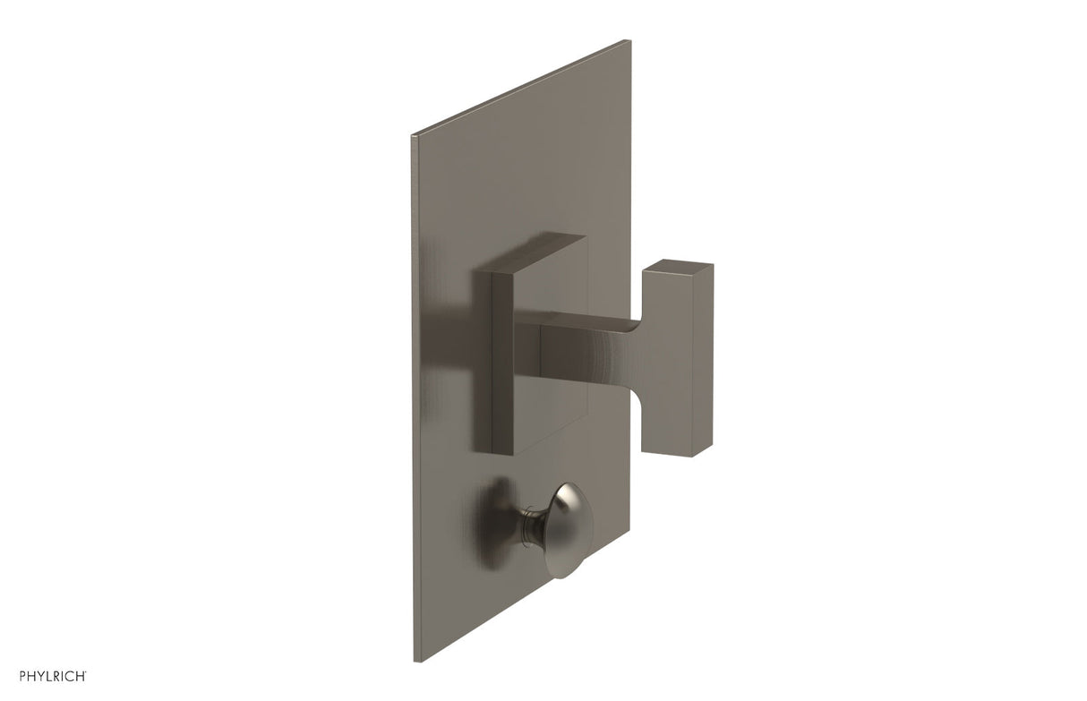 Phylrich 4-727-15A CROI - Pressure Balance Shower Plate with Diverter and Lever Handle Trim Set 4-727 - Pewter