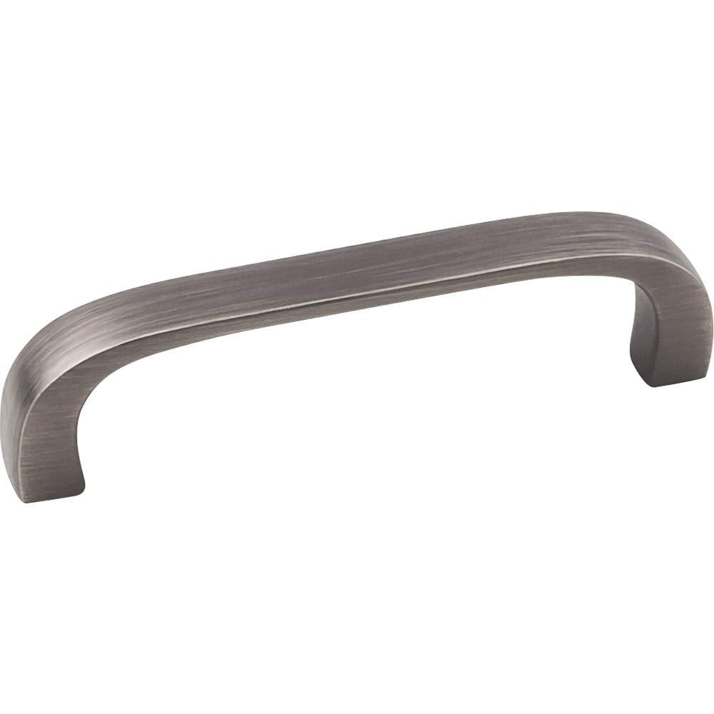 Elements 984-3BNBDL 3" Center-to-Center Brushed Pewter Square Slade Cabinet Pull