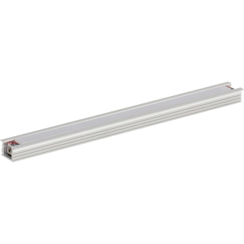 Task Lighting LV2PX24V12-03W4 8-5/8" 129 Lumens 24-volt Standard Output Linear Fixture, Fits 12" Wall Cabinet, 3 Watts, Recessed 002XL Profile, Single-white, Cool White 4000K