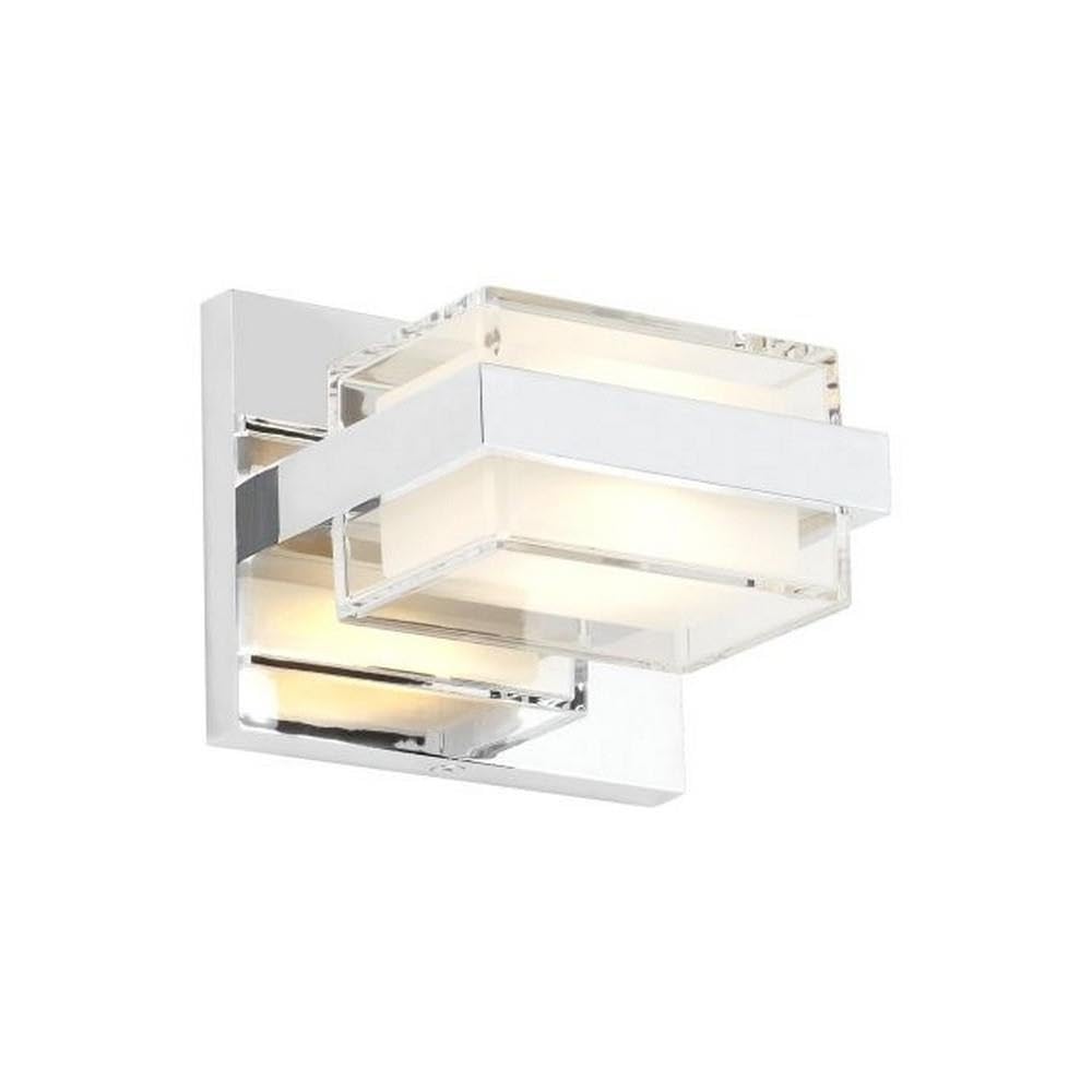 Tech Lighting 700BCKMD1C-LED930 Kamden - LED Bath Vanity, Choose Finish: Chrome Finish, Choose Lamping Option: LED 90 CRI 3000K 120V