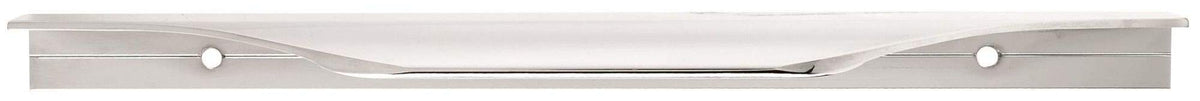 Amerock Cabinet Edge Pull Black Chrome 6-9/16 inch (167 mm) Center to Center Aloft 1 Pack Drawer Pull Drawer Handle Cabinet Hardware