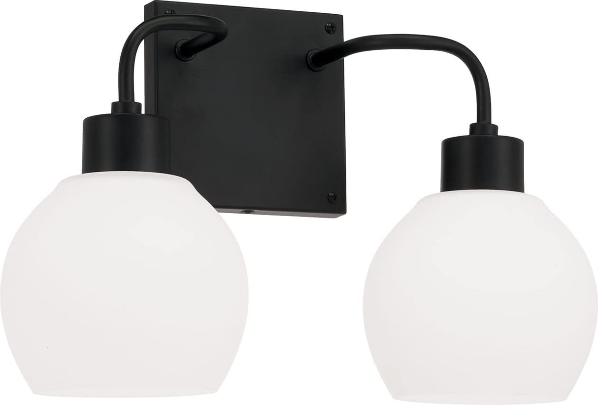 Capital Lighting 120021MB-540 Tanner 2 Light Vanity Matte Black