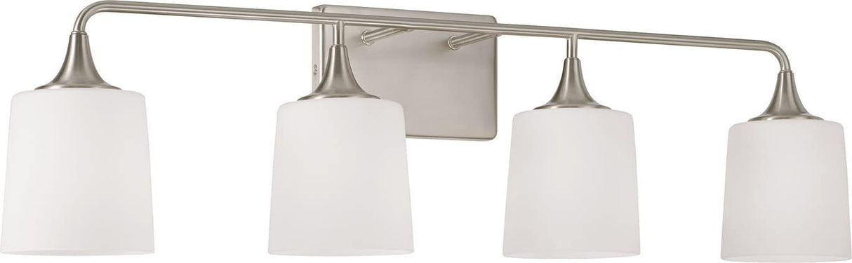 Capital Lighting 148941BN-541 Presley 4 Light Vanity Brushed Nickel