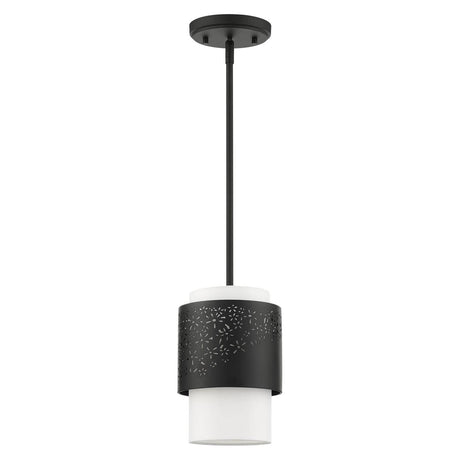 Livex Lighting 46259-04 Noria 1 Light 7 inch Black Pendant Ceiling Light