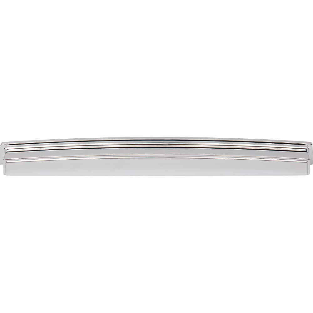Jeffrey Alexander 141-305PC 305 mm Center Polished Chrome Square-to-Center Square Renzo Cabinet Cup Pull