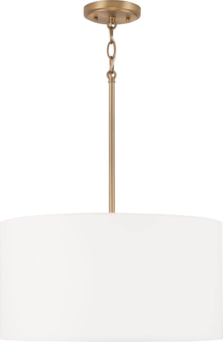 Capital Lighting 314632AD-659 Alan 3 Light Pendant Aged Brass