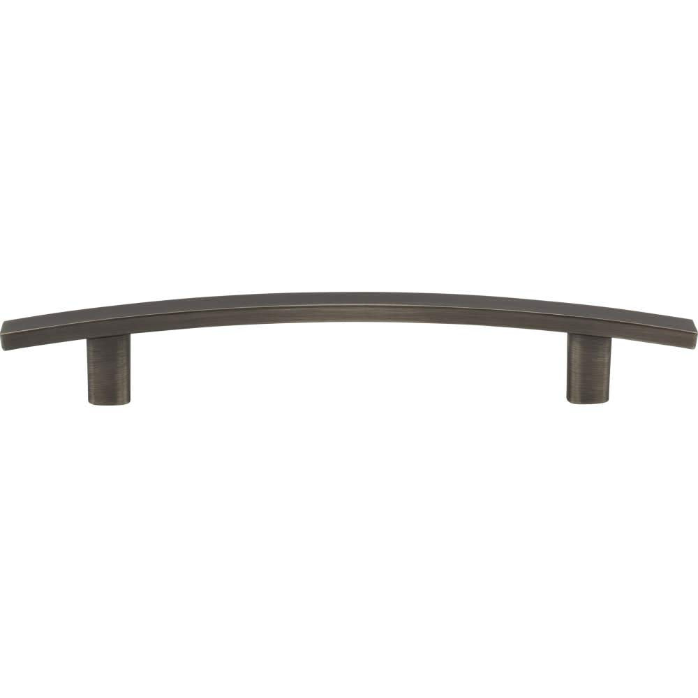 Elements 859-128BNBDL 128 mm Center-to-Center Brushed Pewter Square Thatcher Cabinet Bar Pull