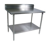 John Boos ST4R5-3672SSK Work Table - 72" 72"W x 36"D stainless steel