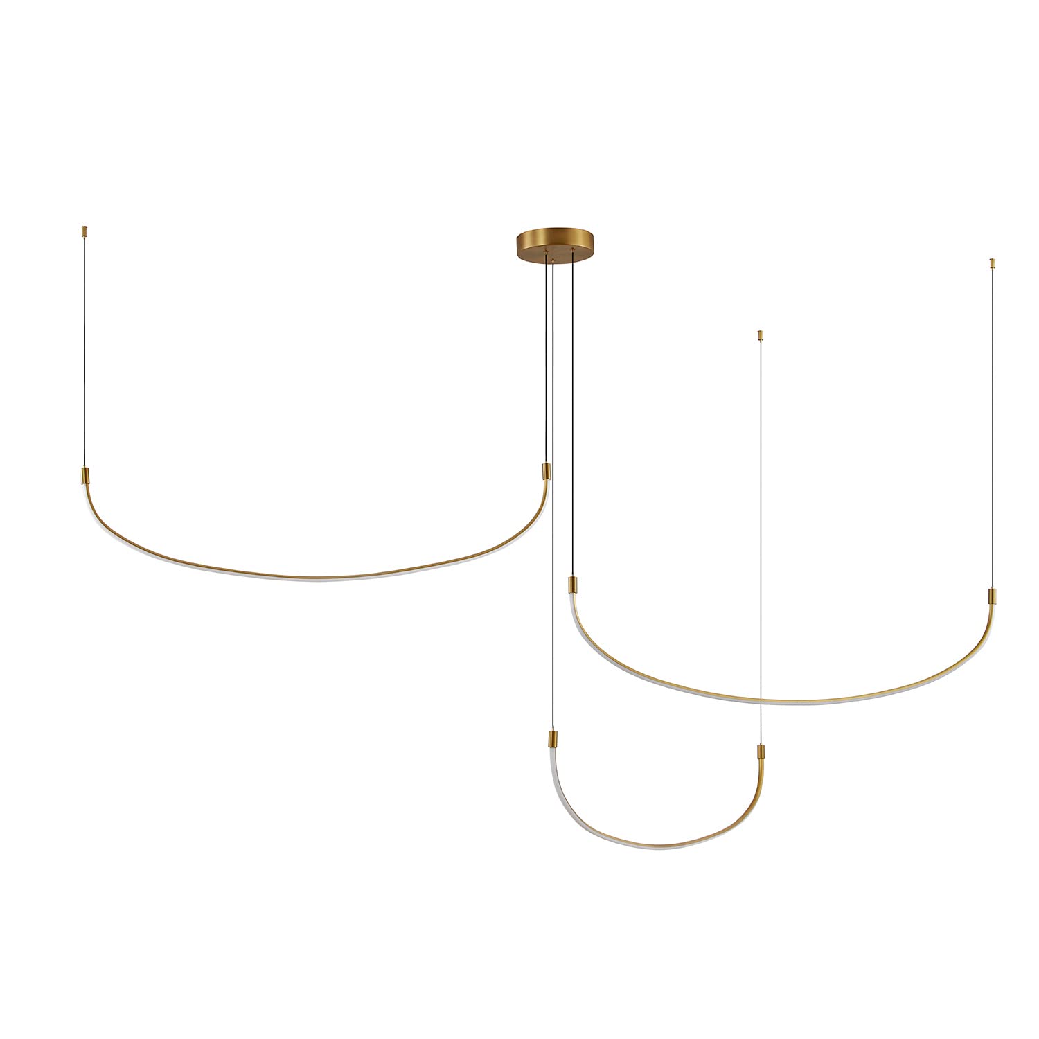 Kuzco MP89370-BG TALIS 70" MP BRUSHED GOLD  52W LED 90 3000K DC LED