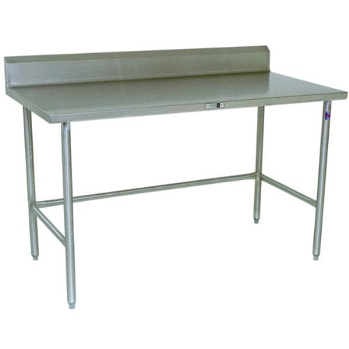John Boos ST6R5-30108SBK Riser Top Work Table w/ Stainless Steel Base, Top, 108" x 30"