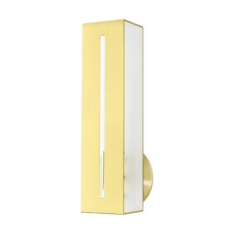Livex Lighting 45953-12 Soma 1 Light 5 inch Satin Brass ADA ADA Single Sconce Wall Light