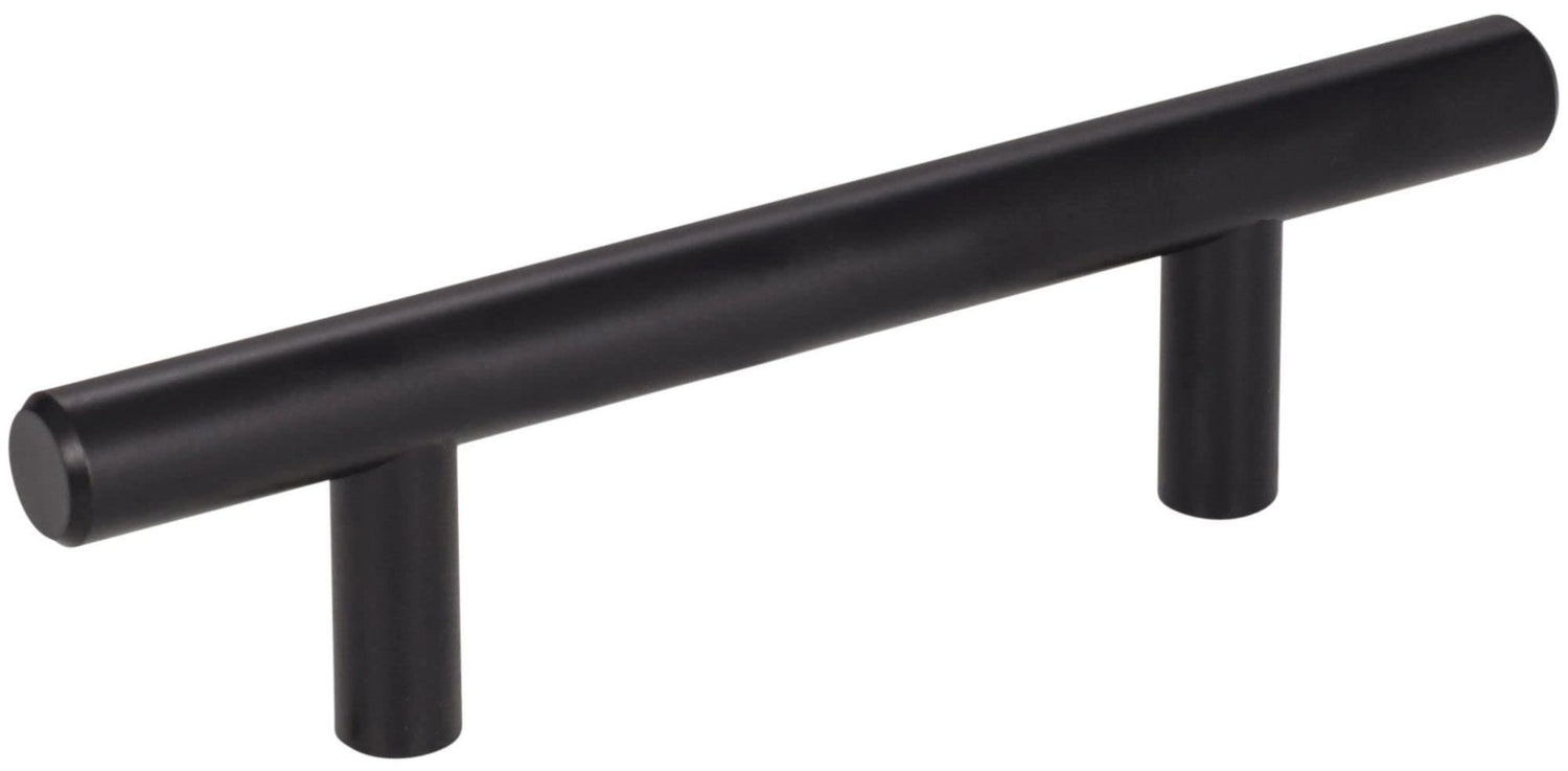 Elements 136MB-10 10-Pack of the 3" Center-to-Center Matte Black Naples Cabinet Bar Pull