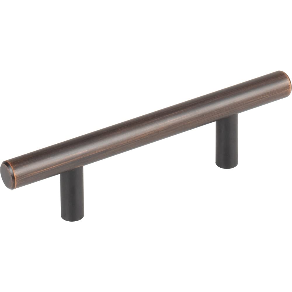Elements 136DBB 3" Center-to-Center Dark Brushed Bronze Naples Cabinet Bar Pull