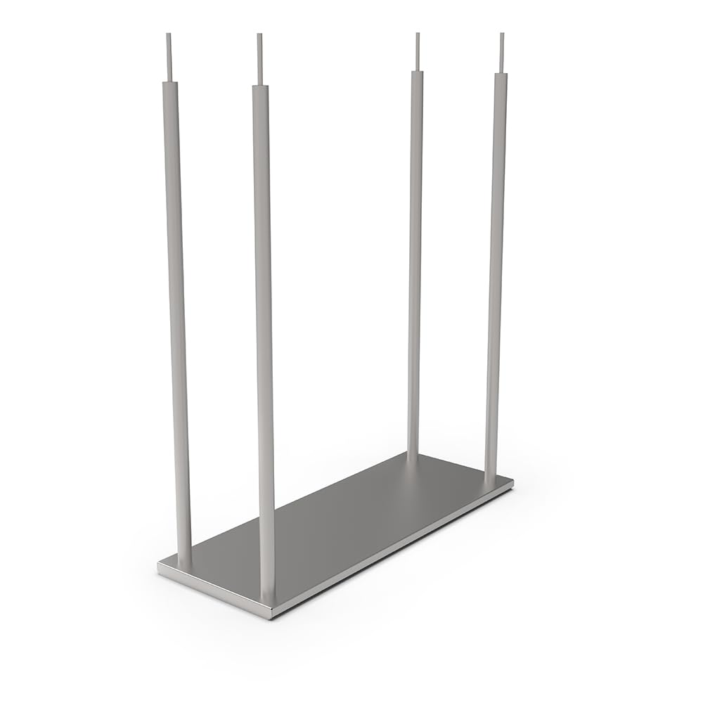 John Boos OSH16FK-1836-CM 16GA Stainless Steel Ceiling Mounted Overshelves, Flat Top, Single Shelf