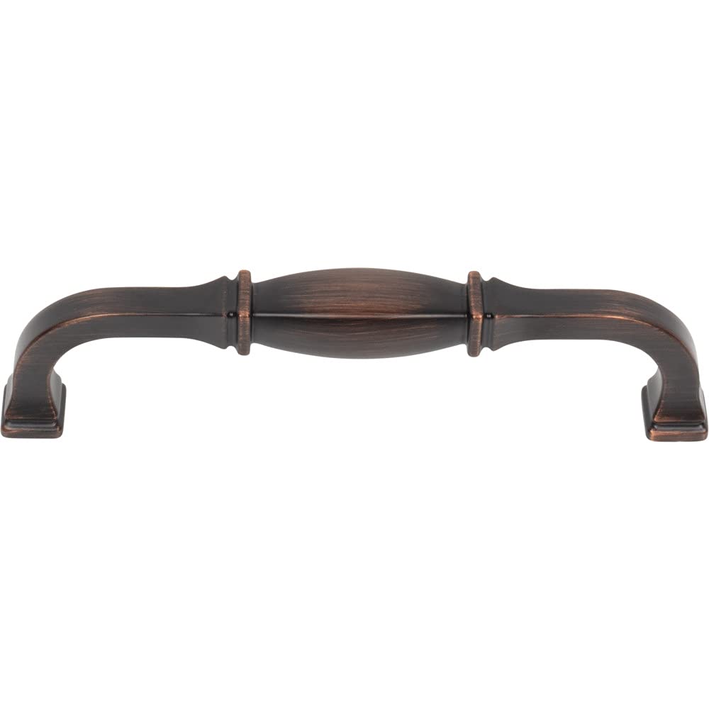 Jeffrey Alexander 278-128DBAC 128 mm Center-to-Center Brushed Oil Rubbed Bronze Audrey Cabinet Pull