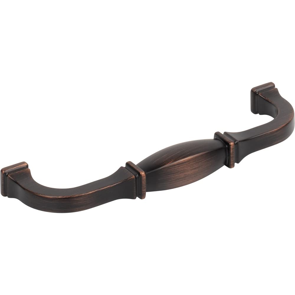 Jeffrey Alexander 278-128DBAC 128 mm Center-to-Center Brushed Oil Rubbed Bronze Audrey Cabinet Pull
