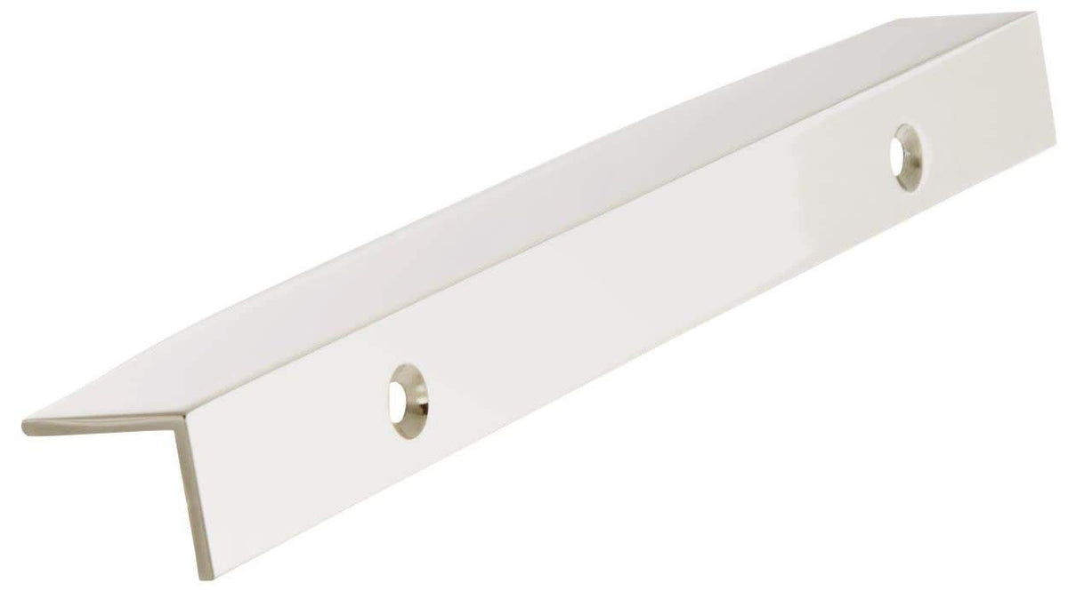 Amerock Cabinet Edge Pull Satin Nickel 4-9/16 inch (116 mm) Center to Center Aloft 1 Pack Drawer Pull Drawer Handle Cabinet Hardware