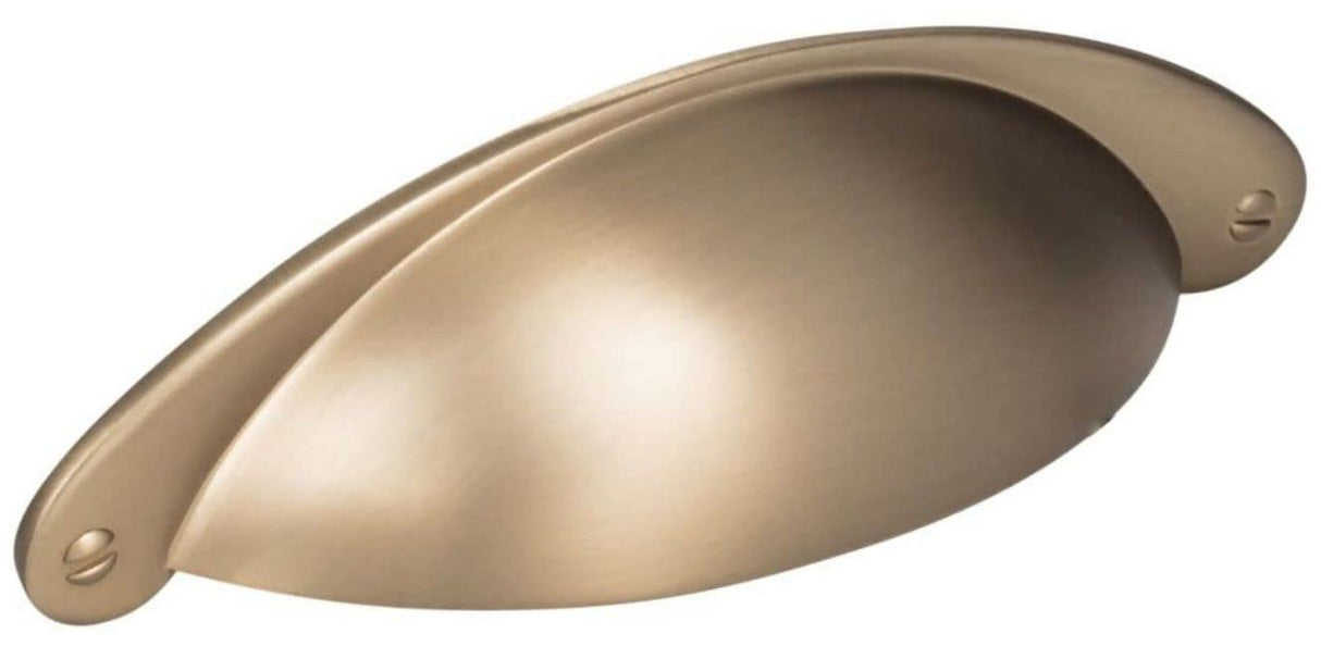 Jeffrey Alexander 8233SBZ 3" Center-to-Center Satin Bronze Lyon Cabinet Cup Pull