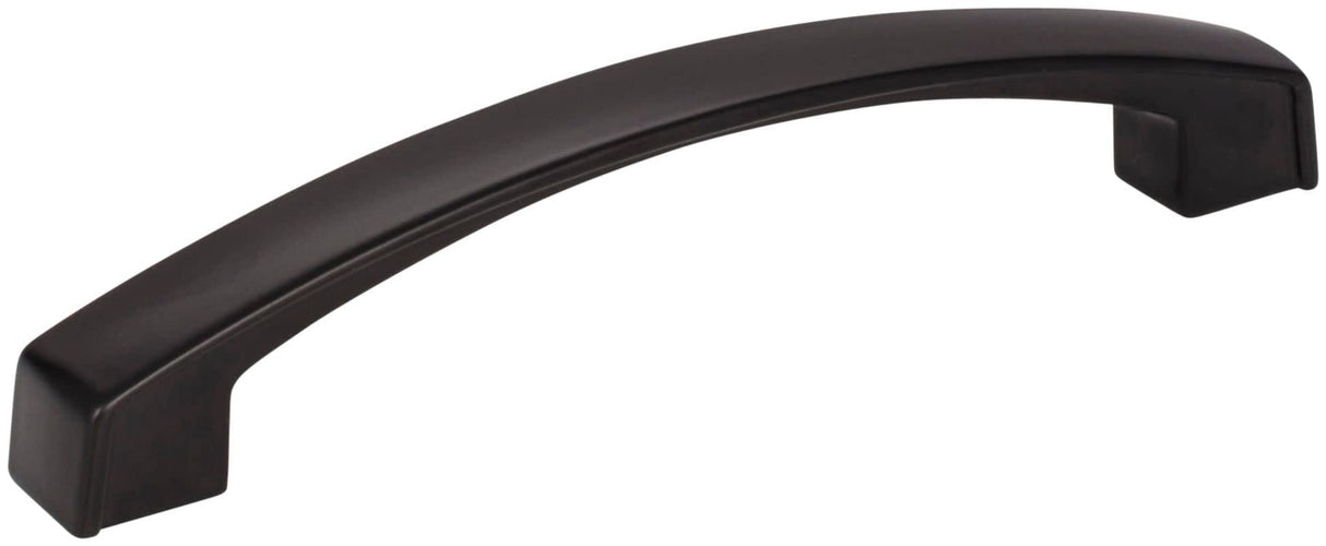 Jeffrey Alexander 549-128MB 128 mm Center-to-Center Matte Black Square Merrick Cabinet Pull