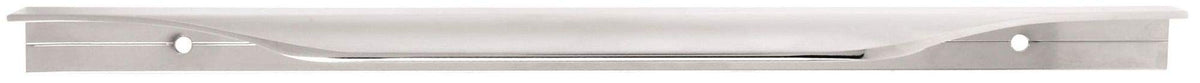 Amerock Cabinet Edge Pull Black Chrome 8-9/16 inch (217 mm) Center to Center Aloft 1 Pack Drawer Pull Drawer Handle Cabinet Hardware