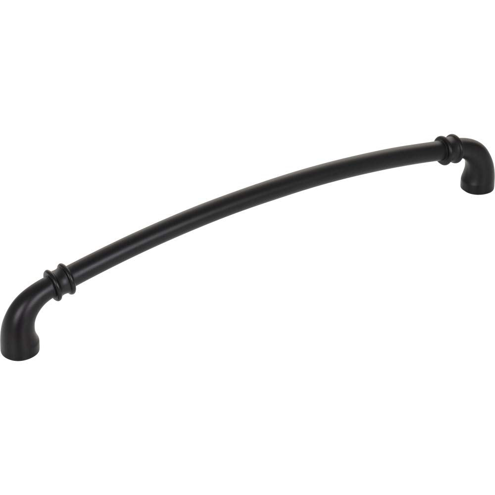 Jeffrey Alexander 445-224MB 224 mm Center-to-Center Matte Black Marie Cabinet Pull