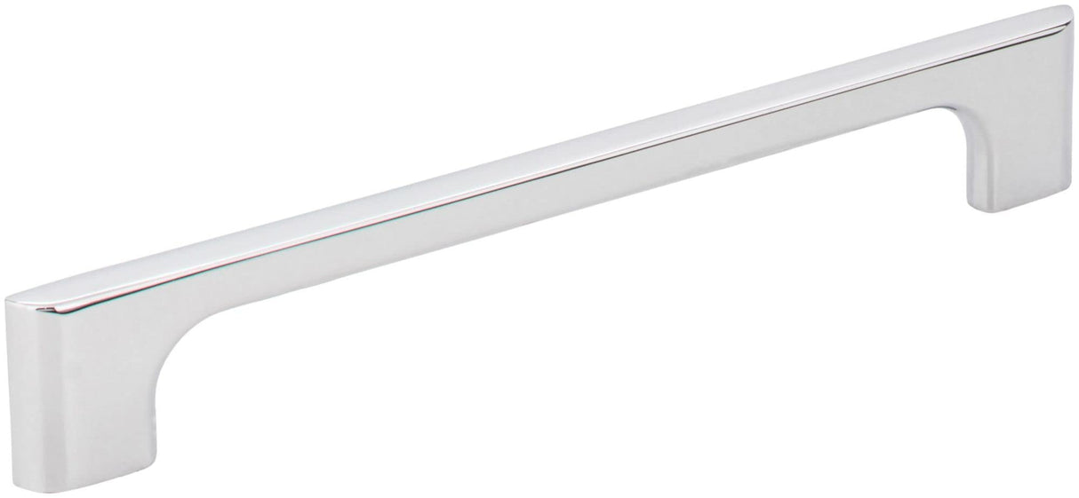 Jeffrey Alexander 286-160PC 160 mm Center-to-Center Polished Chrome Asymmetrical Leyton Cabinet Pull