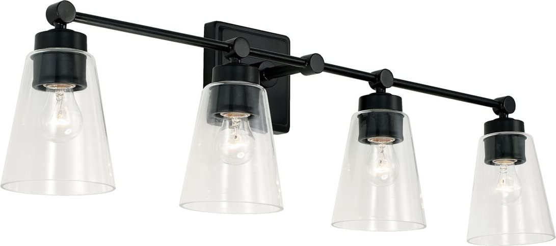 Capital Lighting 121841MB-432 Rory 4 Light Vanity Matte Black