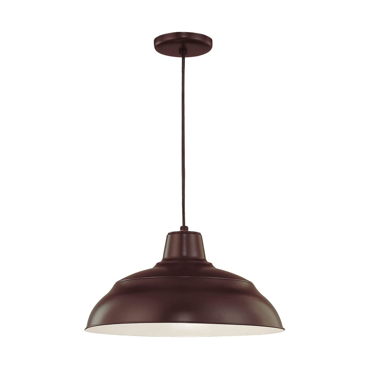 Millennium Lighting RWHC17-ABR RLM Single Light 17" Wide Pendant