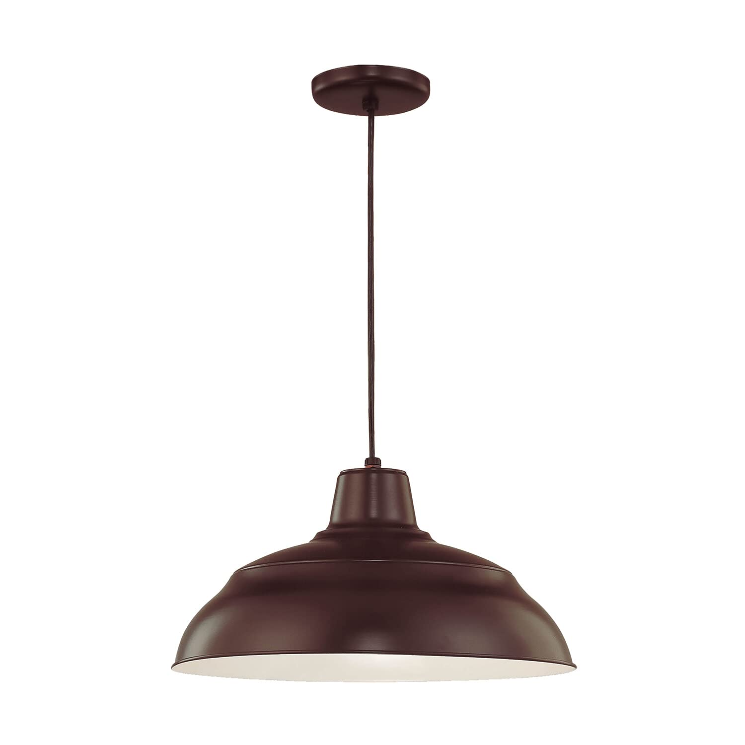 Millennium Lighting RWHC17-ABR RLM Single Light 17" Wide Pendant