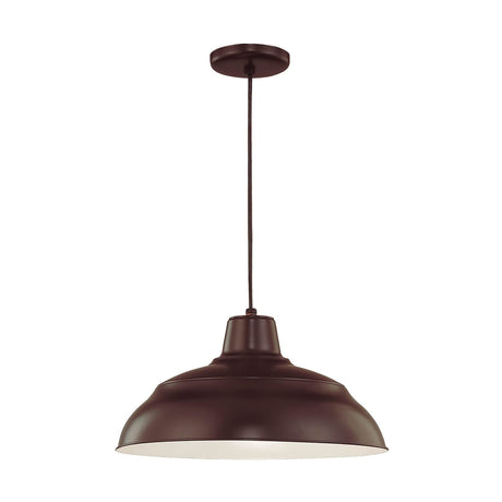 Millennium Lighting RWHC17-ABR RLM Single Light 17" Wide Pendant