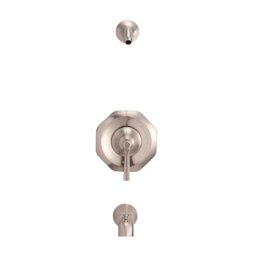 Gerber D500028LSBNTC Brushed Nickel Draper Tub & Shower Trim Kit, Without Showerhead