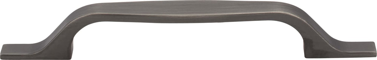 Elements 382-128BNBDL 128 mm Center-to-Center Brushed Pewter Square Cosgrove Cabinet Pull