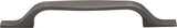 Elements 382-128BNBDL 128 mm Center-to-Center Brushed Pewter Square Cosgrove Cabinet Pull