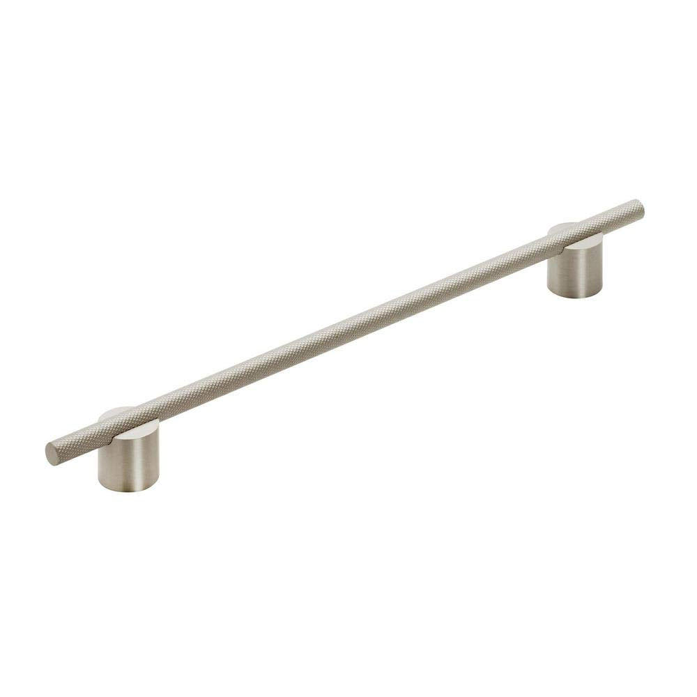 Amerock Cabinet Pull Silver Champagne 10-1/16 inch (256 mm) Center to Center Transcendent 1 Pack Drawer Pull Drawer Handle Cabinet Hardware