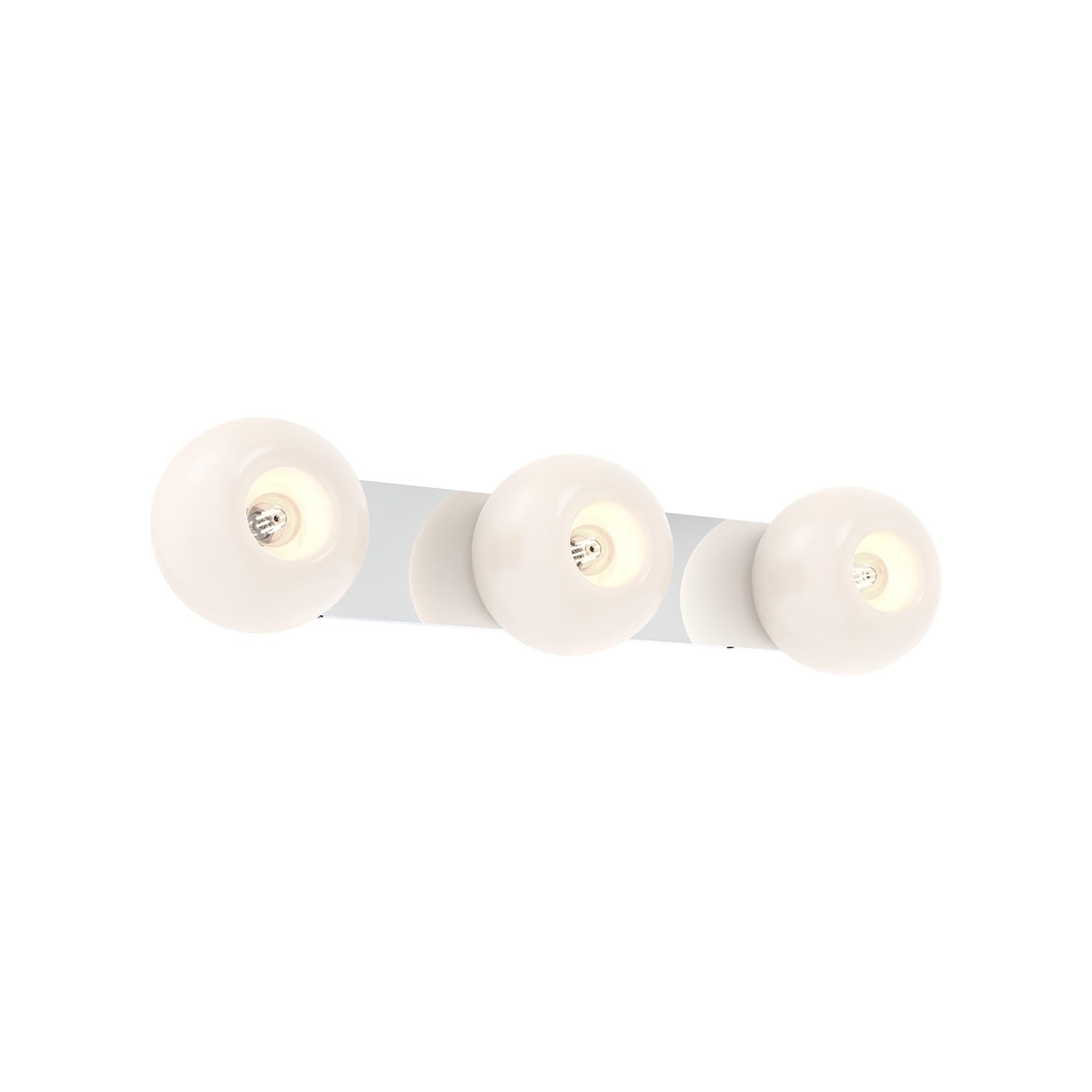 Kuzco VL57532-CH/OP SAMAR 3 HEAD 32" VANITY CHROME TRANSITION OPAL GLASS E26 60WX3