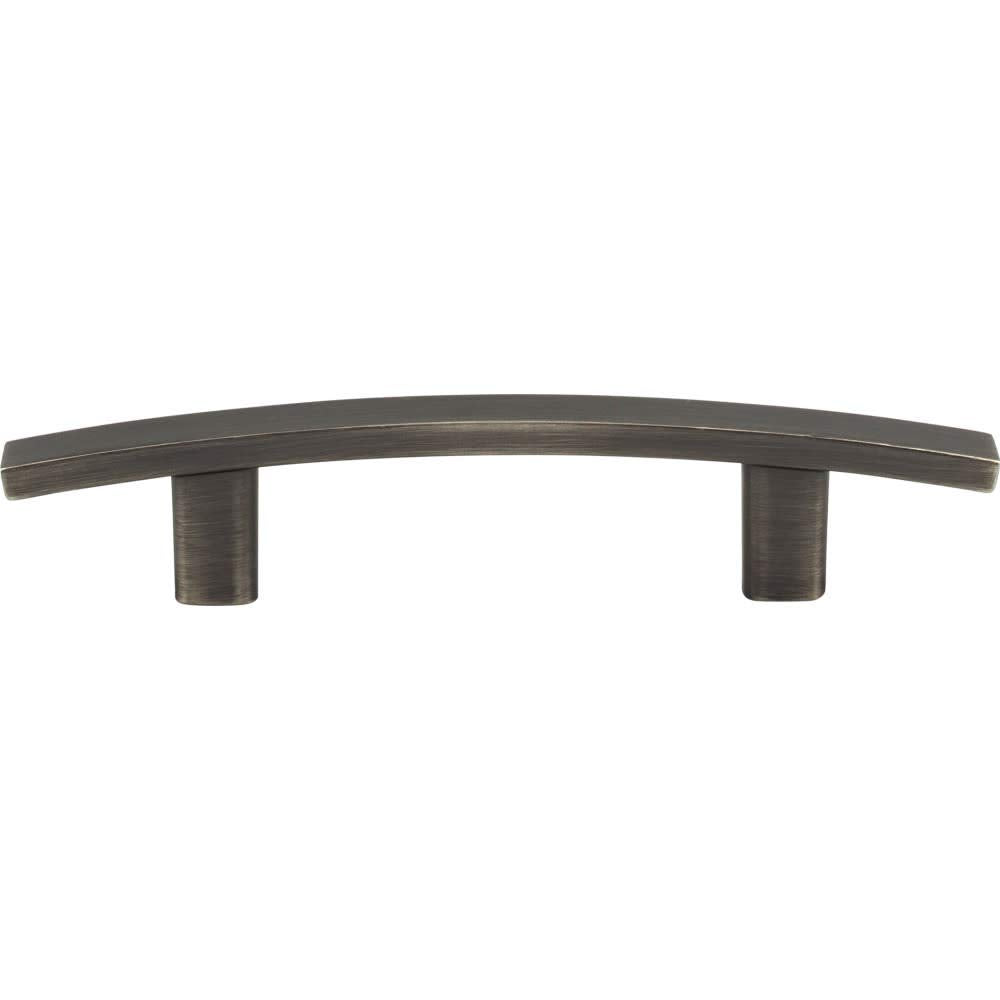 Elements 859-3BNBDL 3" Center-to-Center Brushed Pewter Square Thatcher Cabinet Bar Pull