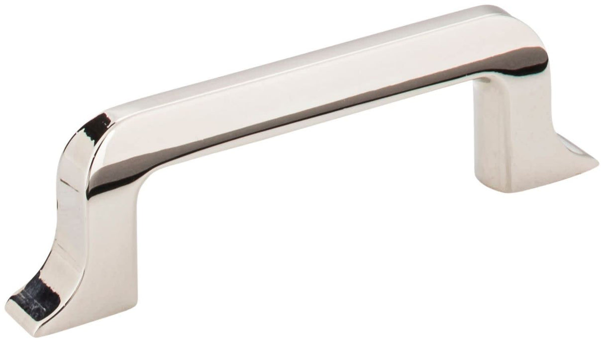 Jeffrey Alexander 839-3NI 3" Center-to-Center Polished Nickel Callie Cabinet Pull