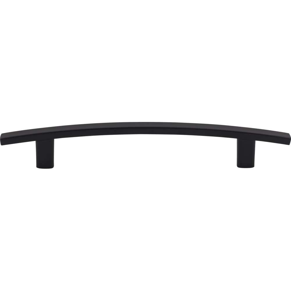 Elements 859-128MB 128 mm Center-to-Center Matte Black Square Thatcher Cabinet Bar Pull