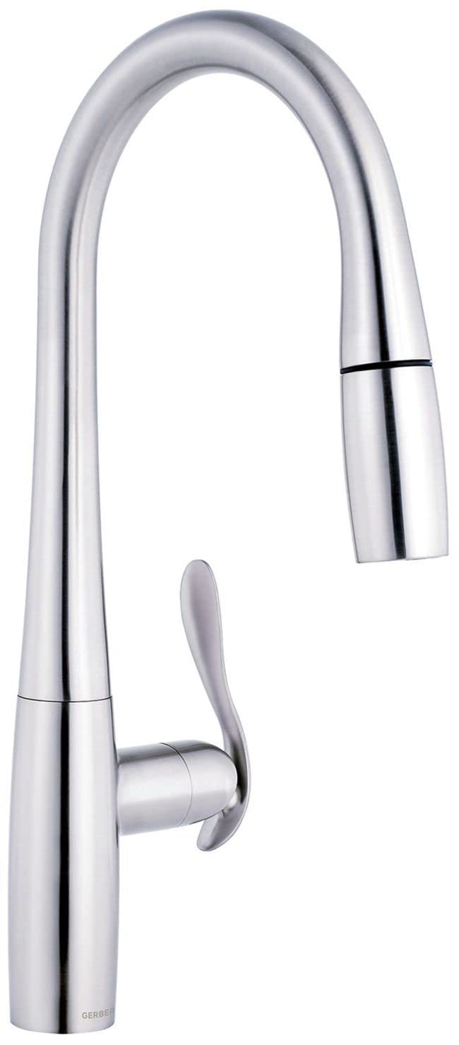Gerber D454012SS Stainless Steel Selene Single Handle Pull-down Kitchen Faucet