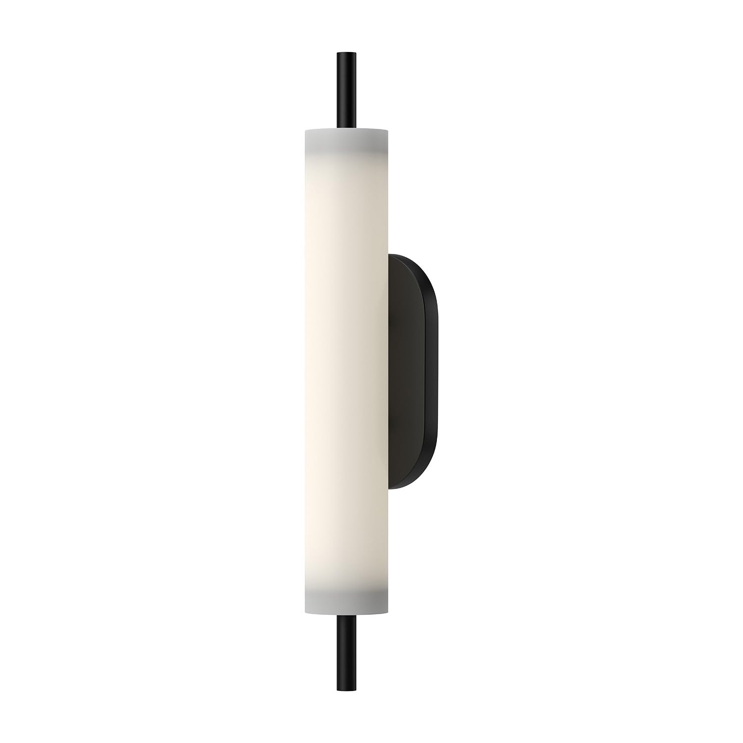 Kuzco EW72724-BK ESTES 24" EXTERIOR WALL TEXTURED BLACK 120V ELV LED 3000K 90CRI 21W
