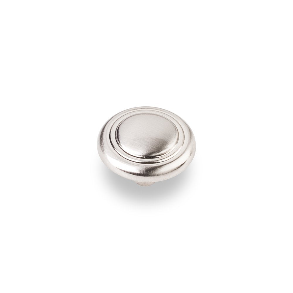 Elements 202SN 1-1/4" Diameter Satin Nickel Button Vienna Cabinet Mushroom Knob