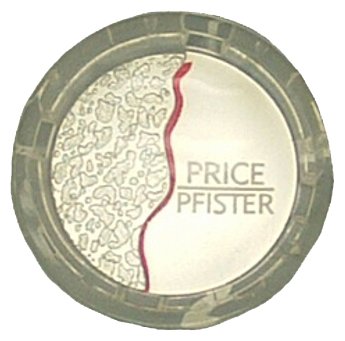 Pfister 941-403A Windsor Insert Button Hot, Polished Chrome 941-403A